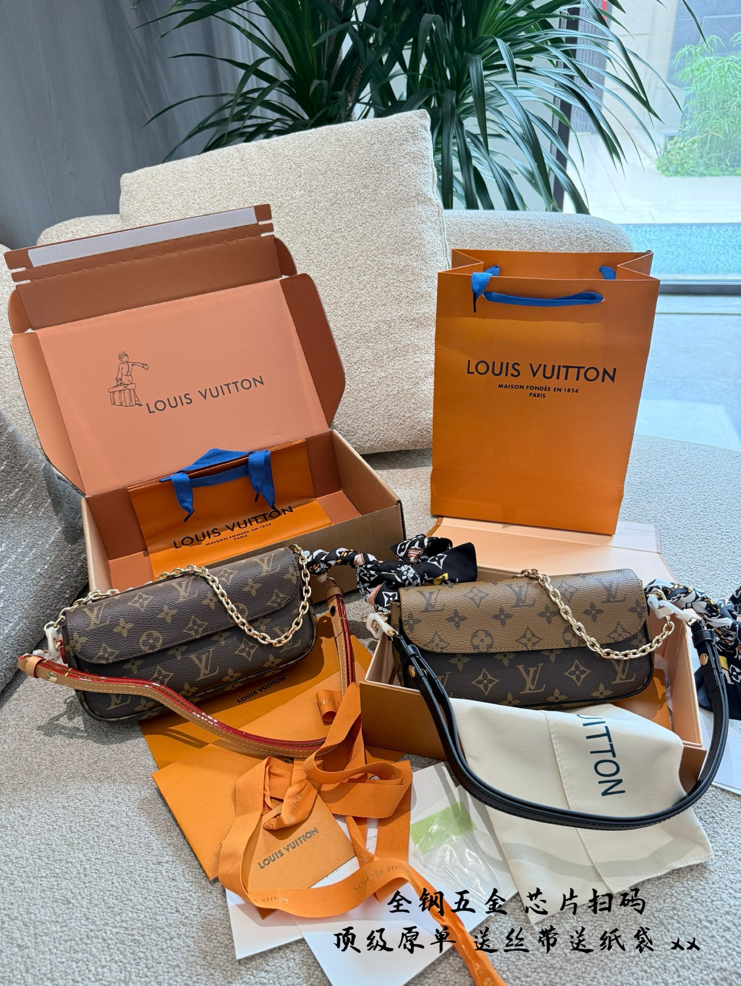 Louis Vuitton LV Handbag Cowhide Leather Premium Metal Hardware